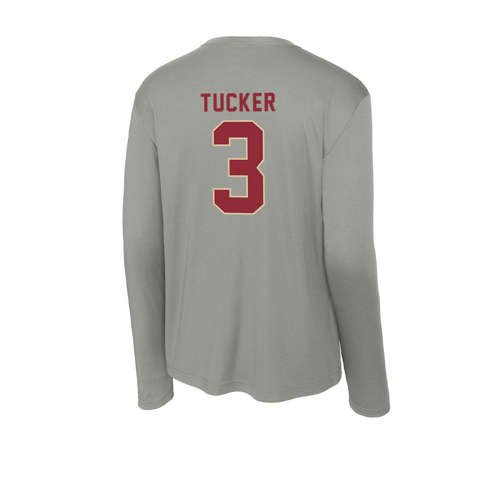 Boston College - NCAA Football : Max Tucker - Activewear Long Sleeve T-Shirt-1