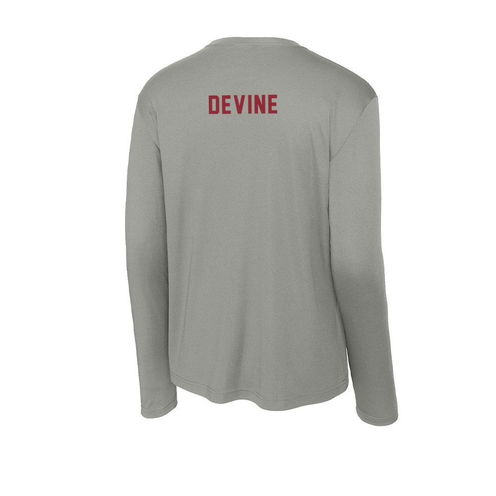 Boston College - NCAA Women's Rowing : Angela Devine - Activewear Long Sleeve T-Shirt-1