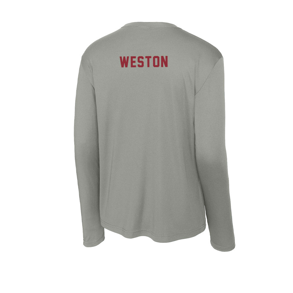 Boston College - NCAA Skiing : Brienna Weston - Activewear Long Sleeve T-Shirt-1