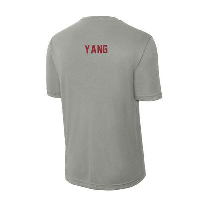 Boston College - NCAA Men's Fencing : Adam Yang - Activewear T-Shirt-1