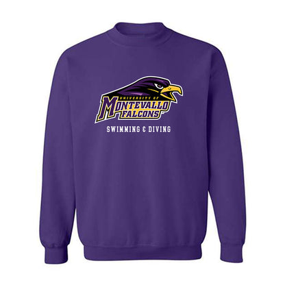 Montevallo - NCAA Men's Swimming & Diving : Jimmy Franck - Crewneck Sweatshirt-0