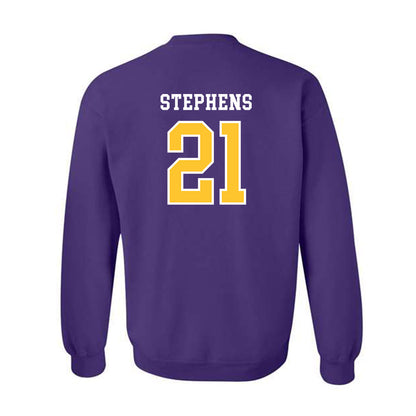 Montevallo - NCAA Men's Basketball : Luke Stephens - Crewneck Sweatshirt-1