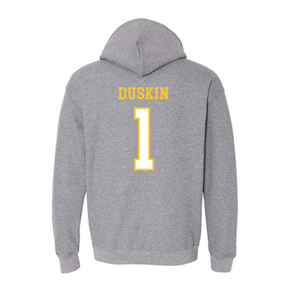 Montevallo - NCAA Men's Basketball : Sam Duskin - Hooded Sweatshirt-1
