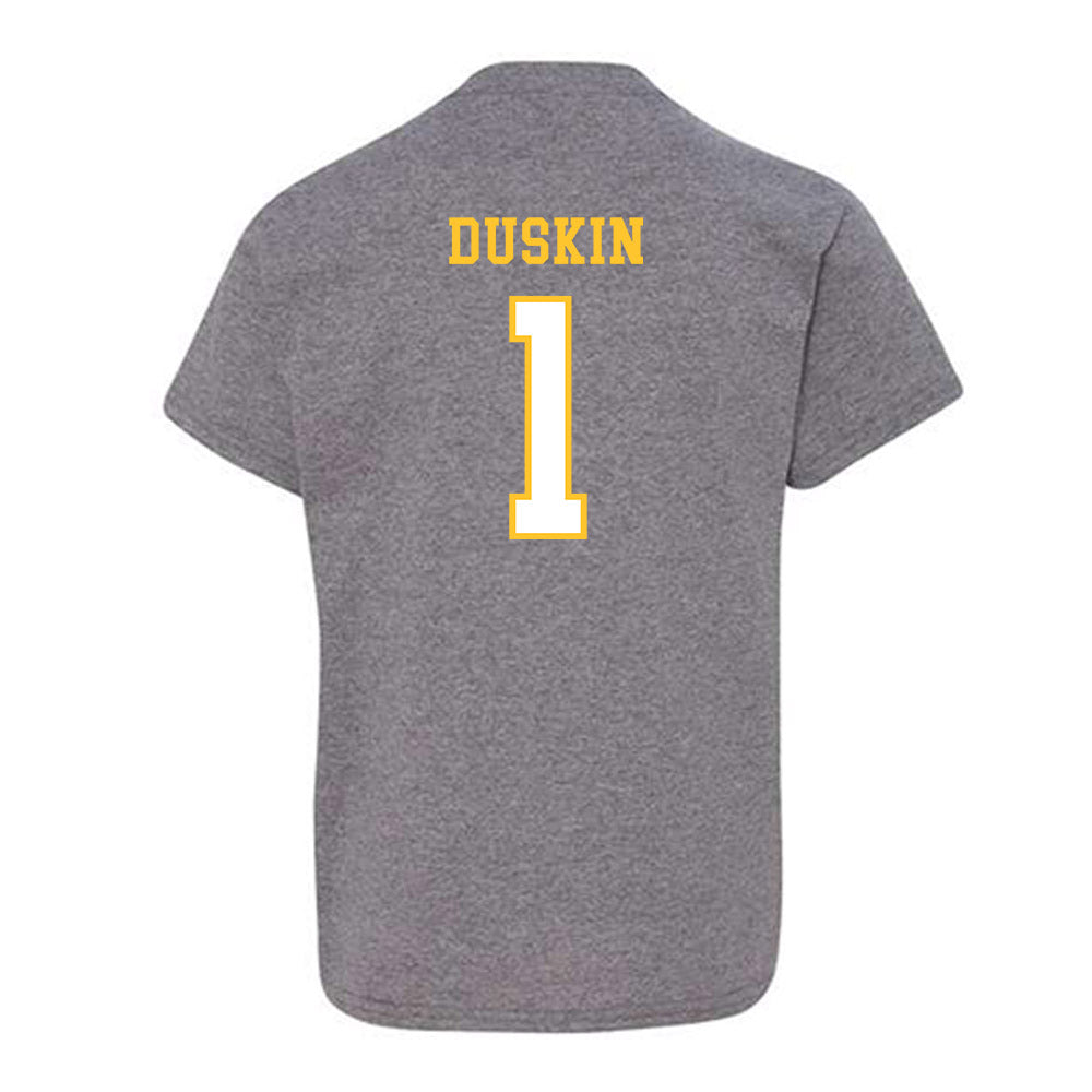 Montevallo - NCAA Men's Basketball : Sam Duskin - Youth T-Shirt-1