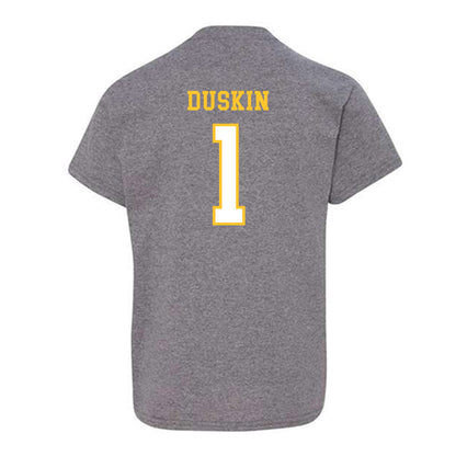 Montevallo - NCAA Men's Basketball : Sam Duskin - Youth T-Shirt-1