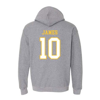 Montevallo - NCAA Men's Basketball : Bryant James - Hooded Sweatshirt-1