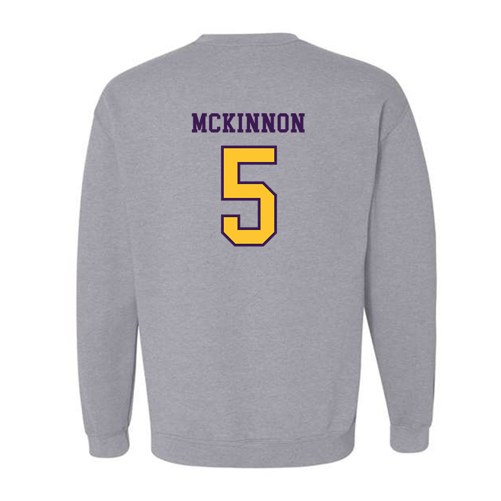 Montevallo - NCAA Men's Basketball : Devon Mckinnon - Crewneck Sweatshirt-1