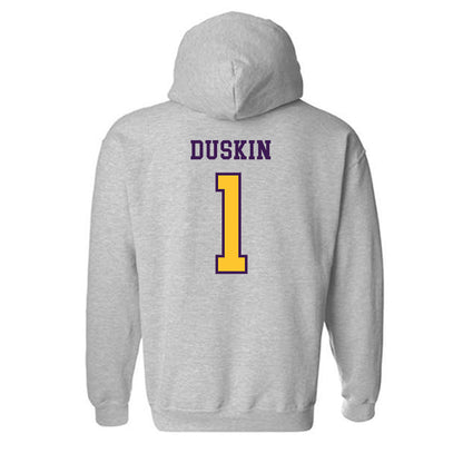Montevallo - NCAA Men's Basketball : Sam Duskin - Hooded Sweatshirt-1