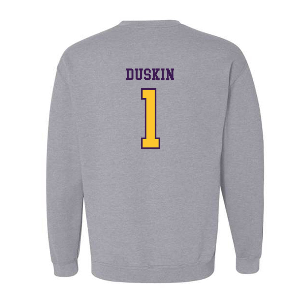 Montevallo - NCAA Men's Basketball : Sam Duskin - Crewneck Sweatshirt-1
