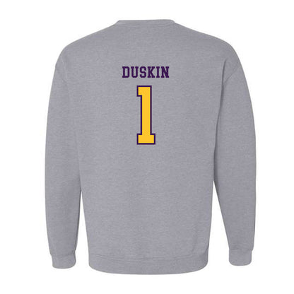 Montevallo - NCAA Men's Basketball : Sam Duskin - Crewneck Sweatshirt-1