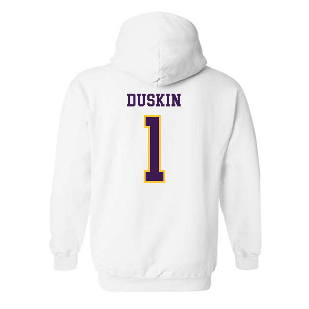 Montevallo - NCAA Men's Basketball : Sam Duskin - Hooded Sweatshirt-1