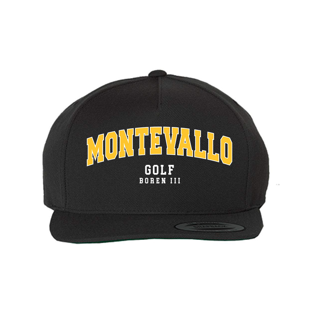 Montevallo - NCAA Men's Golf : Russell Boren III - Snapback Hat-0