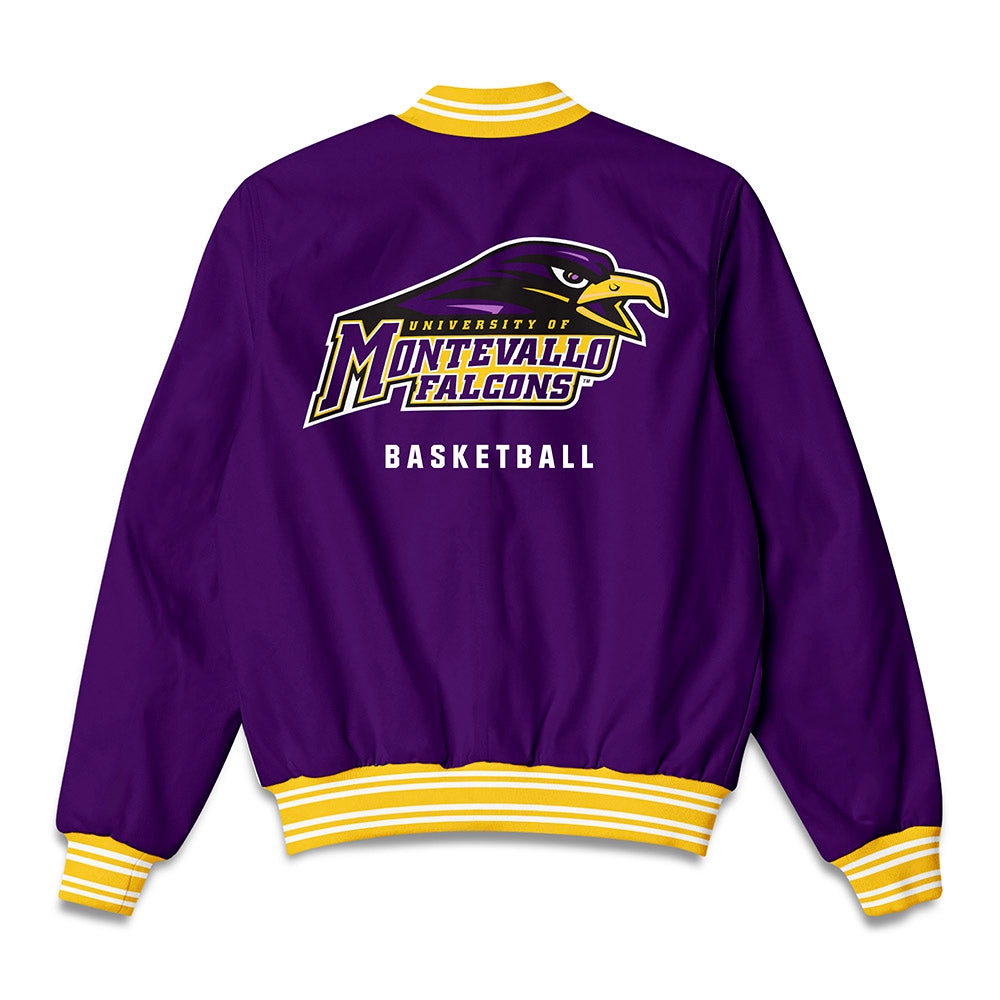 Montevallo - NCAA Men's Basketball : Sam Duskin - Bomber Jacket-1