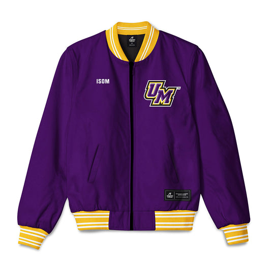 Montevallo - NCAA Men's Track & Field : Ethan Isom - Bomber Jacket-0