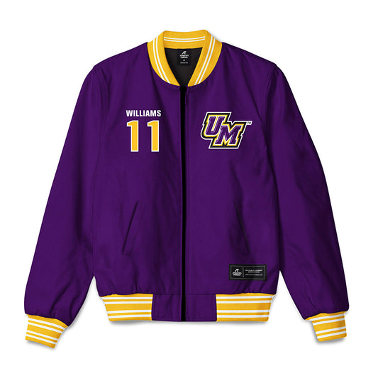 Montevallo - NCAA Softball : Laney Williams - Bomber Jacket-0