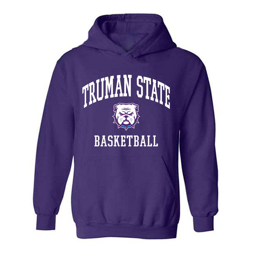 Truman - NCAA Men's Basketball : Justin Duff - Classic Shersey Hooded Sweatshirt-0