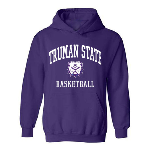 Truman - NCAA Men's Basketball : Justin Duff - Classic Shersey Hooded Sweatshirt-0