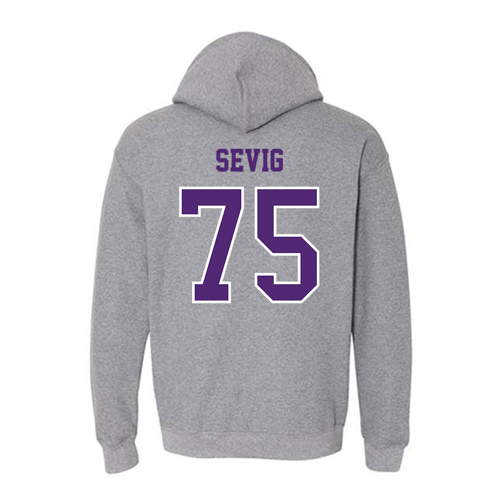 Truman - NCAA Football : Oliver Sevig - Classic Shersey Hooded Sweatshirt-1