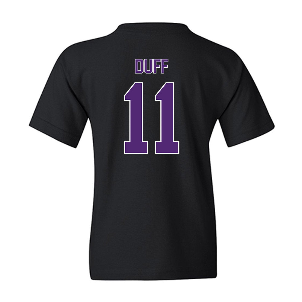Truman - NCAA Men's Basketball : Justin Duff - Classic Shersey Youth T-Shirt-1
