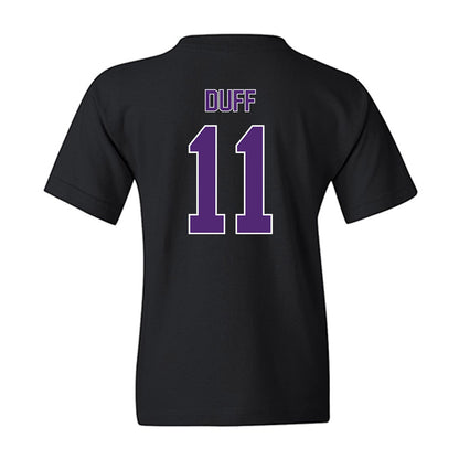 Truman - NCAA Men's Basketball : Justin Duff - Classic Shersey Youth T-Shirt-1