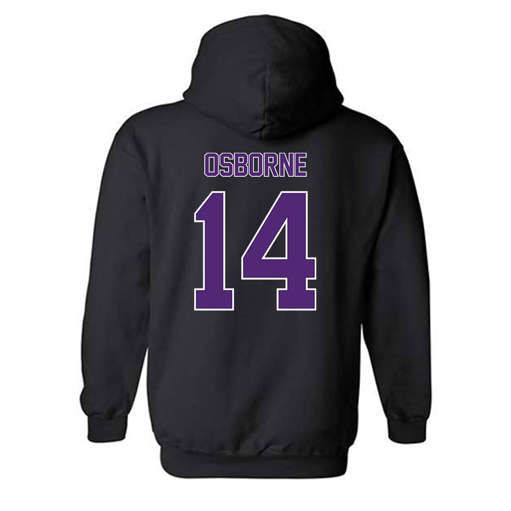Truman - NCAA Baseball : Jacob Osborne - Classic Shersey Hooded Sweatshirt-1