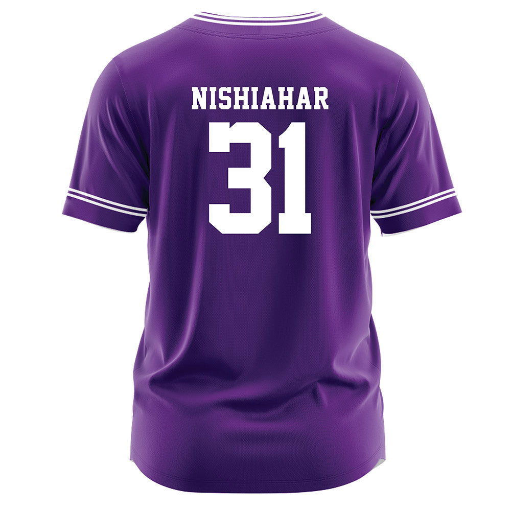 Truman - NCAA Baseball : Shodai Nishiahar - Purple Jersey-1