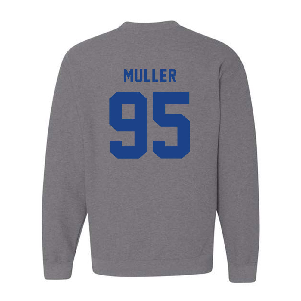 EIU - NCAA Football : Leon Muller - Crewneck Sweatshirt-1