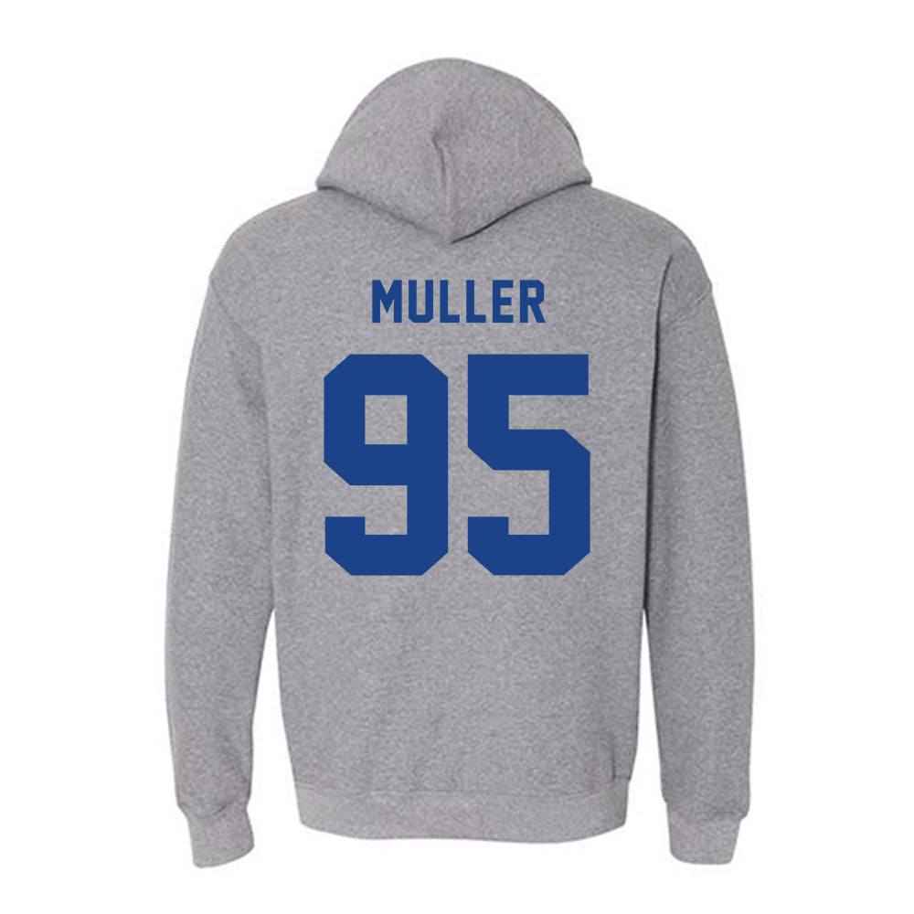 EIU - NCAA Football : Leon Muller - Hooded Sweatshirt-1