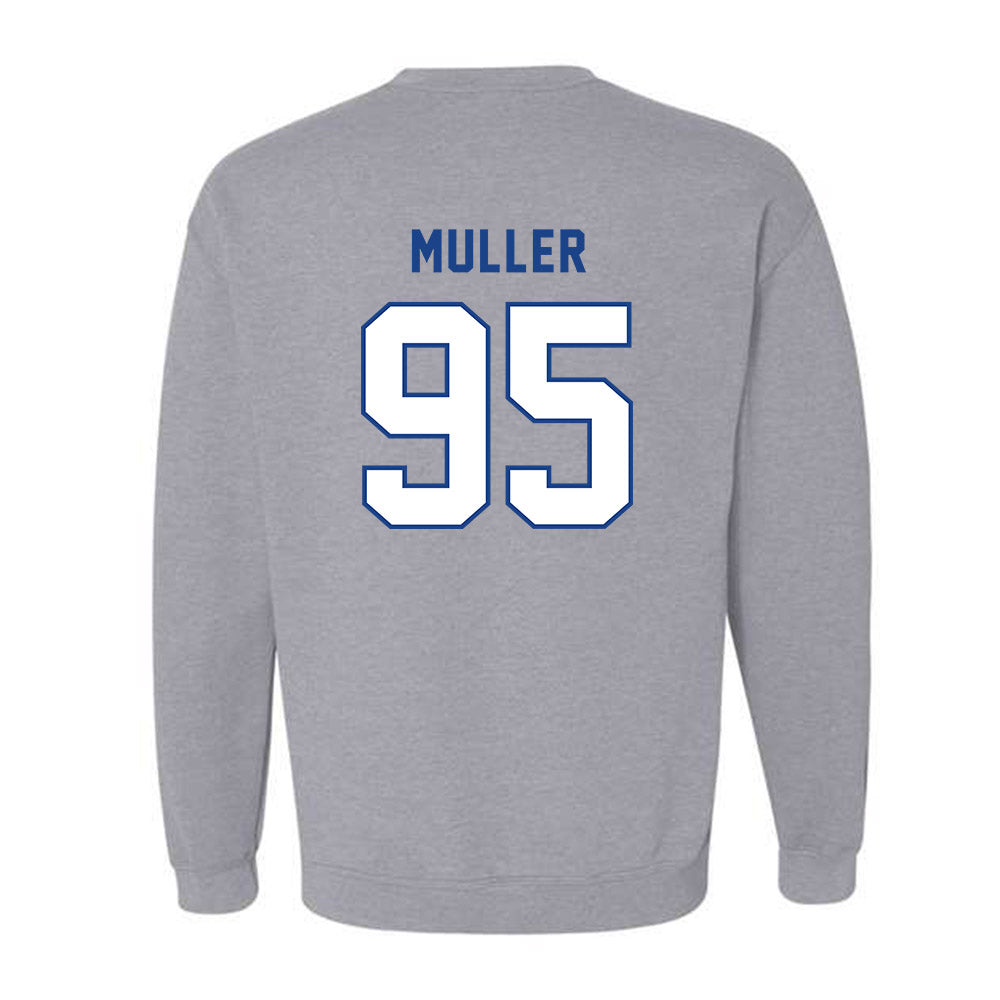 EIU - NCAA Football : Leon Muller - Crewneck Sweatshirt-1