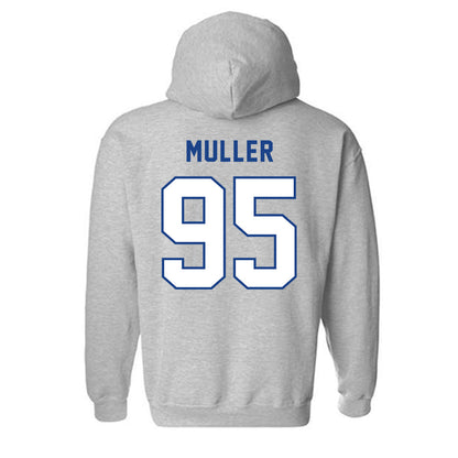 EIU - NCAA Football : Leon Muller - Hooded Sweatshirt-1