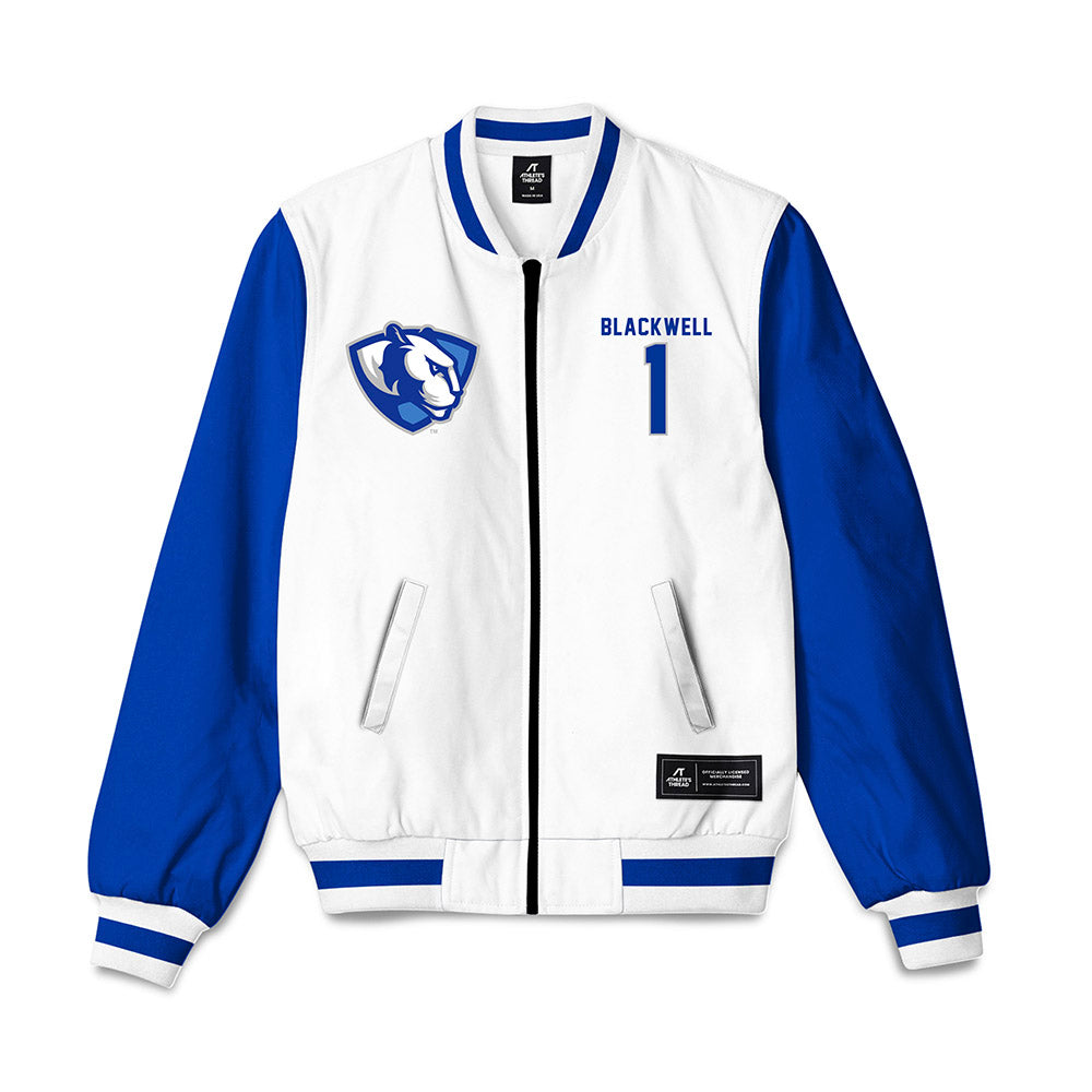 EIU - NCAA Men's Basketball : Markus Blackwell - Bomber Jacket-0