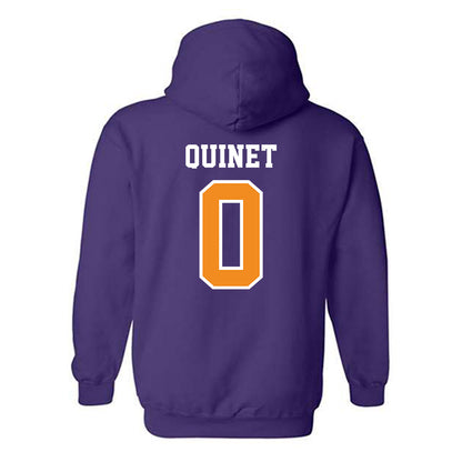 Evansville - NCAA Men's Basketball : Bryce Quinet - Hooded Sweatshirt-1