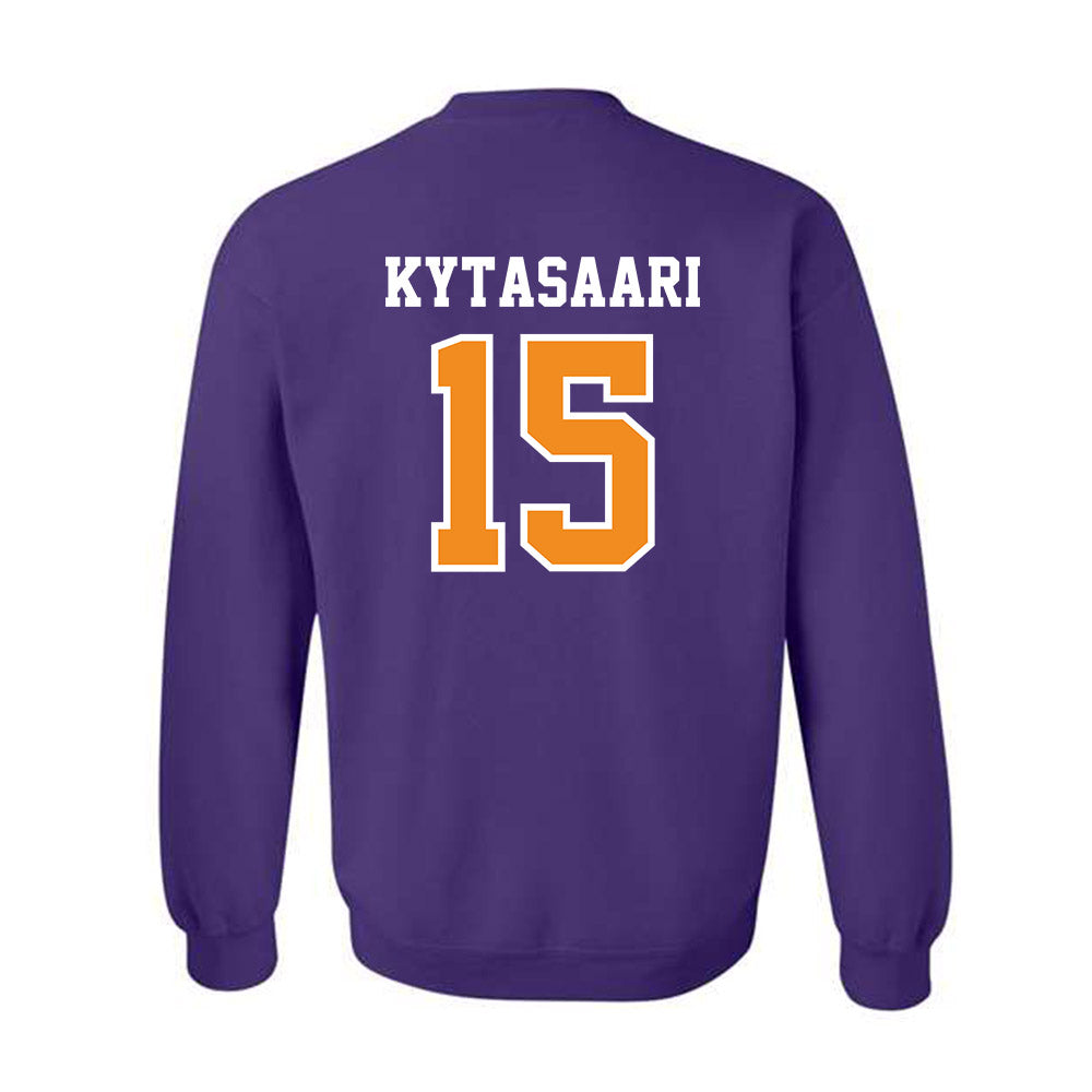 Evansville - NCAA Women's Soccer : Lily Kytasaari - Crewneck Sweatshirt-1