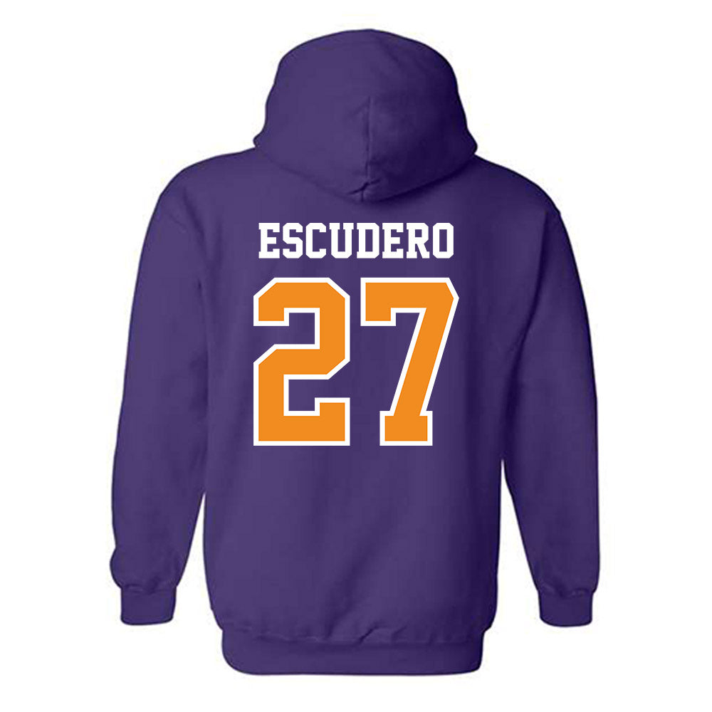 Evansville - NCAA Men's Soccer : Andres Escudero - Hooded Sweatshirt-1