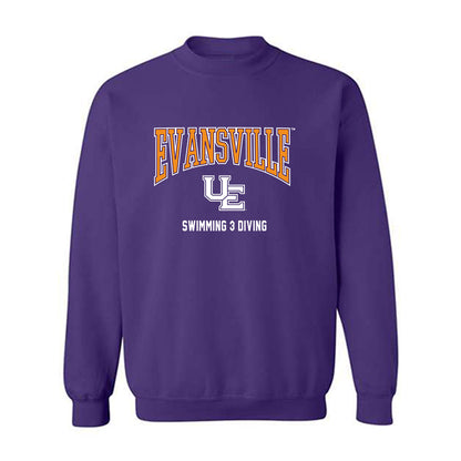 Evansville - NCAA Men's Swimming & Diving : Bryce Ryan - Crewneck Sweatshirt-0