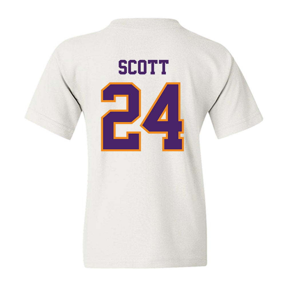 Evansville - NCAA Women's Basketball : Jordan Scott - Youth T-Shirt-1