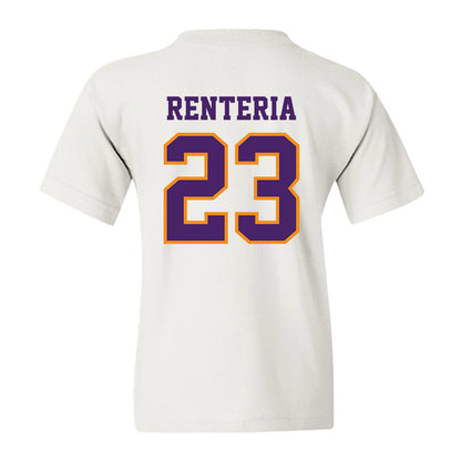 Evansville - NCAA Women's Soccer : Riley Renteria - Youth T-Shirt-1