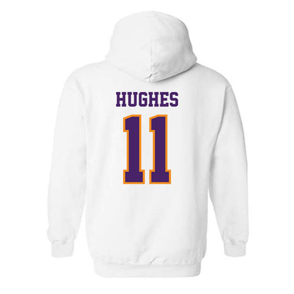 Evansville - NCAA Men's Basketball : Joshua Hughes - Hooded Sweatshirt-1