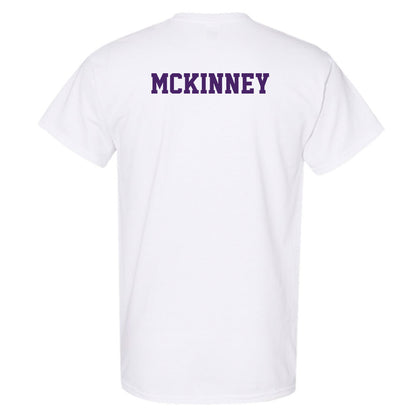Evansville - NCAA Men's Swimming & Diving : Levi McKinney - T-Shirt-1