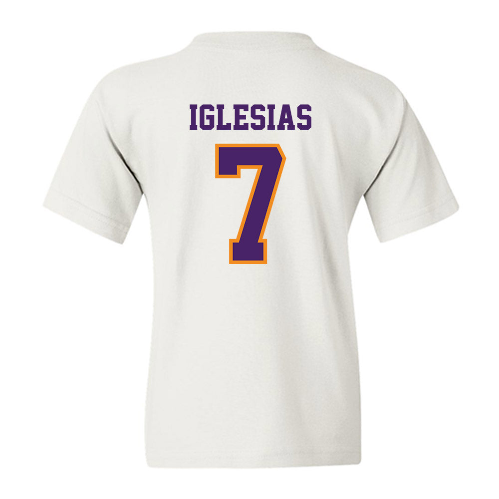 Evansville - NCAA Men's Soccer : Carlos Iglesias - Youth T-Shirt-1