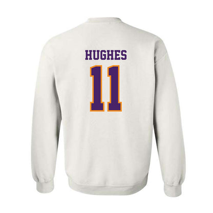 Evansville - NCAA Men's Basketball : Joshua Hughes - Crewneck Sweatshirt-1