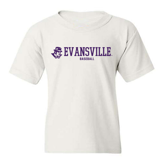 Evansville - NCAA Baseball : Charlie Longmeier - Youth T-Shirt-0