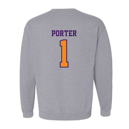 Evansville - NCAA Men's Basketball : Keishon Porter - Crewneck Sweatshirt-1