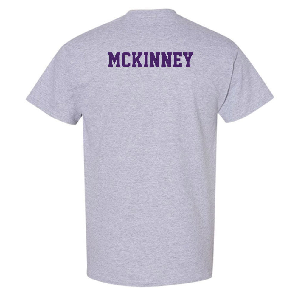 Evansville - NCAA Men's Swimming & Diving : Levi McKinney - T-Shirt-1