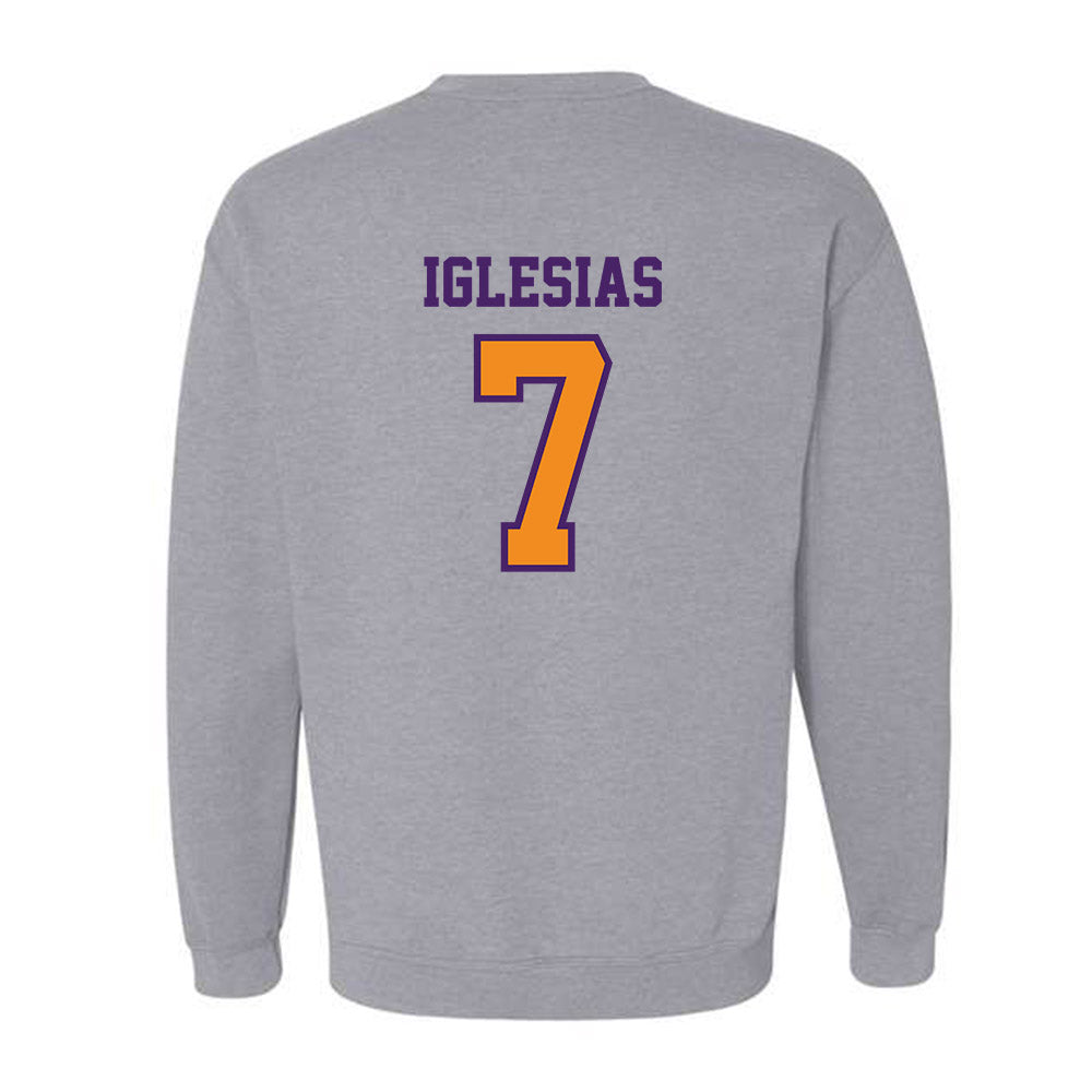 Evansville - NCAA Men's Soccer : Carlos Iglesias - Crewneck Sweatshirt-1