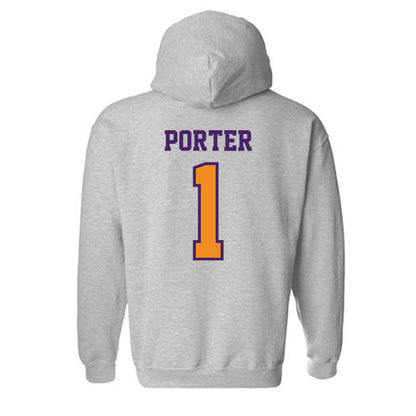 Evansville - NCAA Men's Basketball : Keishon Porter - Hooded Sweatshirt-1