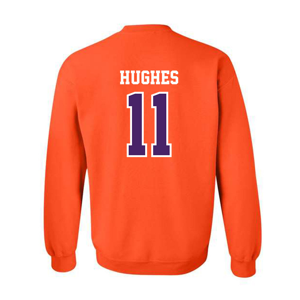 Evansville - NCAA Men's Basketball : Joshua Hughes - Crewneck Sweatshirt-1