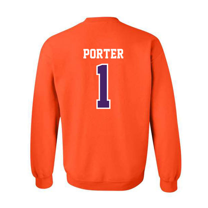 Evansville - NCAA Men's Basketball : Keishon Porter - Crewneck Sweatshirt-1