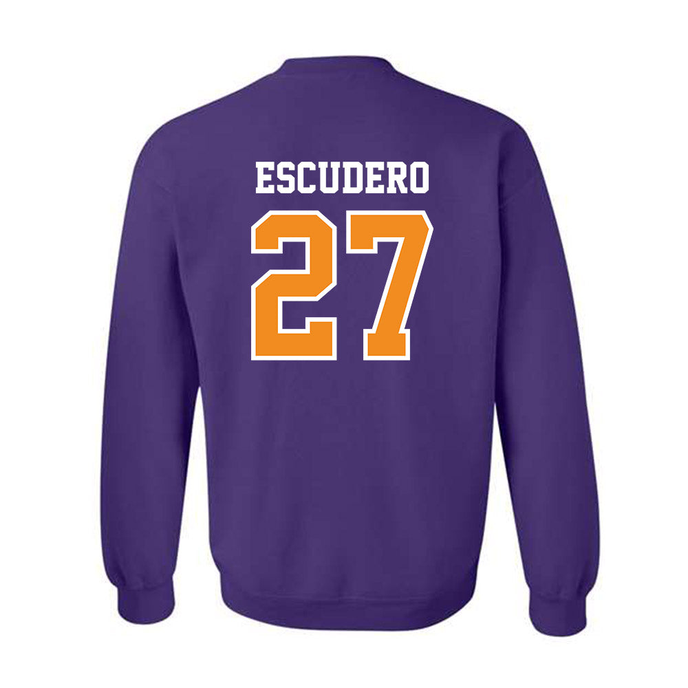 Evansville - NCAA Men's Soccer : Andres Escudero - Crewneck Sweatshirt-1