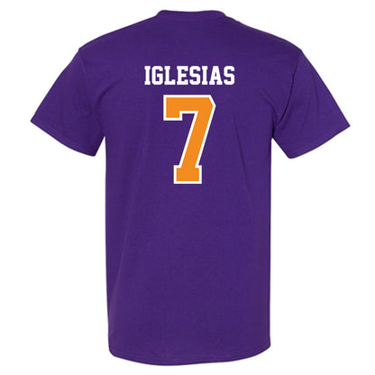 Evansville - NCAA Men's Soccer : Carlos Iglesias - T-Shirt-1